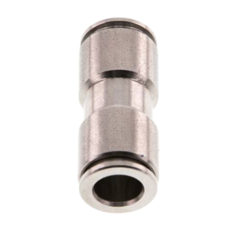4 mm Pneumatik Schnell Steck Verbinder IQS gerade Edelstahl 1.4404 PA PU Schlauch - PN 16 bar