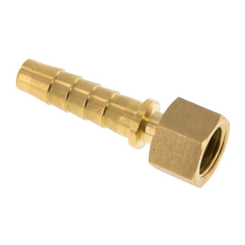 1/2" x 13 mm Schlauch Tülle Stutzen Innengewinde IG ÜWM Nippel Messing Fitting - PN 18 bar