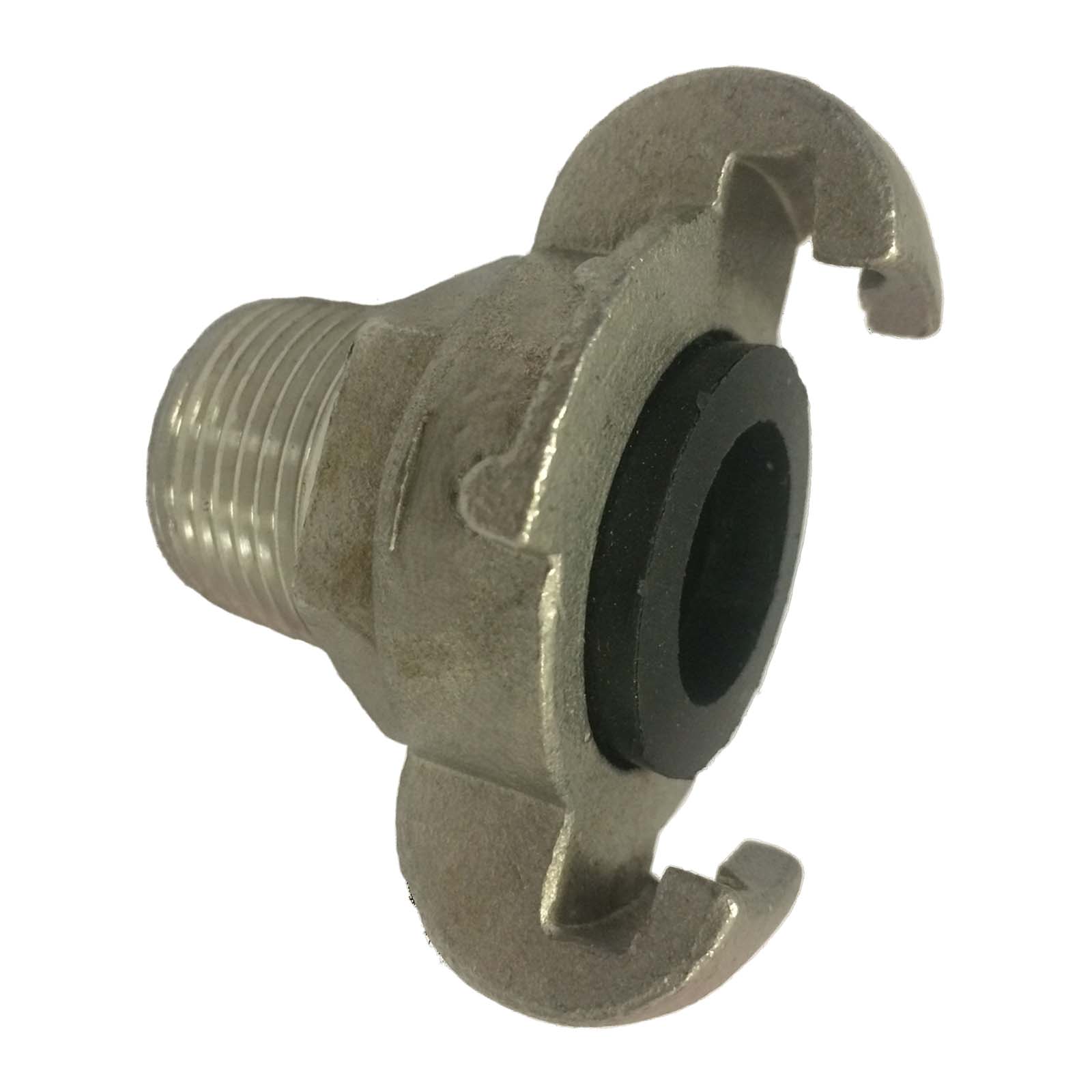 3/4" Klauen Kupplung Edelstahl AISI 304 European Type Abstand 42 mm Außengewinde AG - PN 10 bar