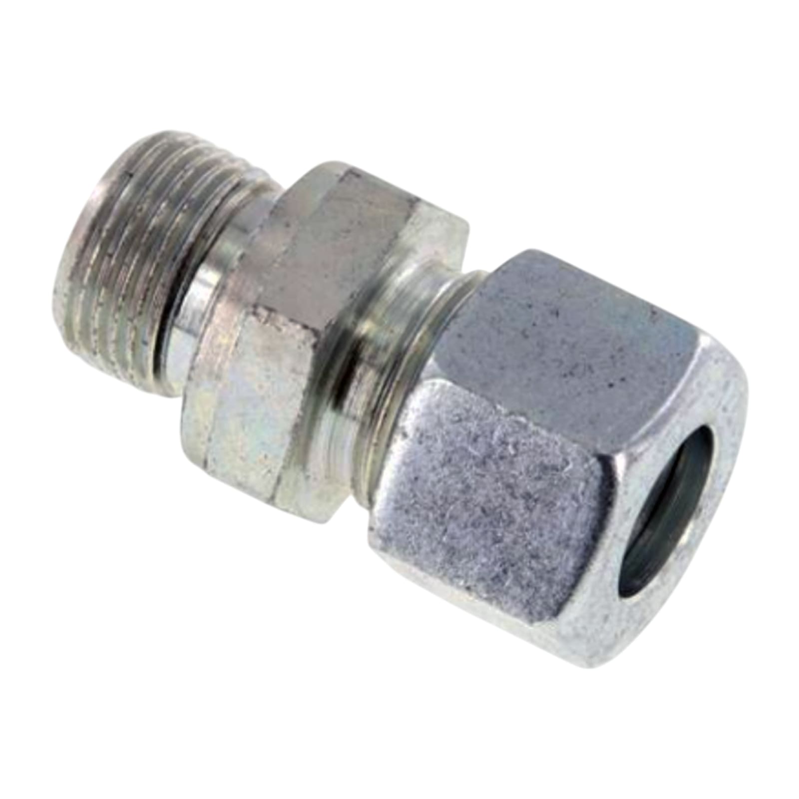 1/4" AG 6 L Schneidring Verschraubung Außengewinde M 12 x 1,5 Stahl verzinkt Elastomer Dichtung NBR - PN 315 bar