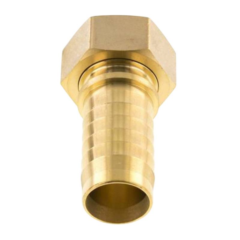 1 1/2" x 38 mm Schlauch Tülle Stutzen Innengewinde IG ÜWM Nippel Messing Fitting - PN 18 bar