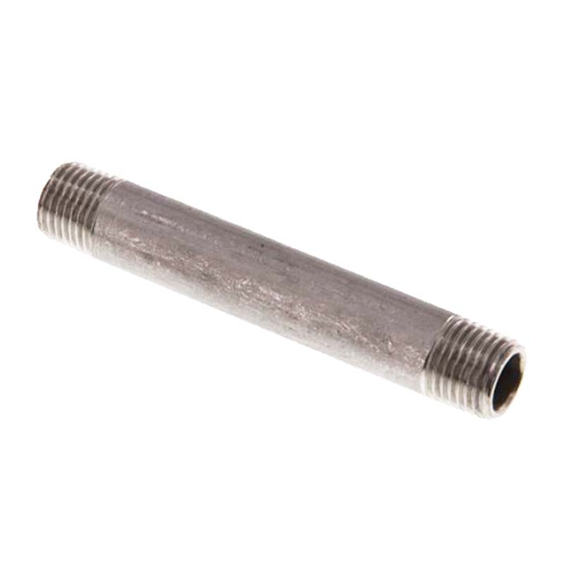 4 " Rohrnippel Edelstahl (1.4571) Nr. 23 - 200 mm Länge Außen x Außengewinde AG Fittings - PN 20 bar