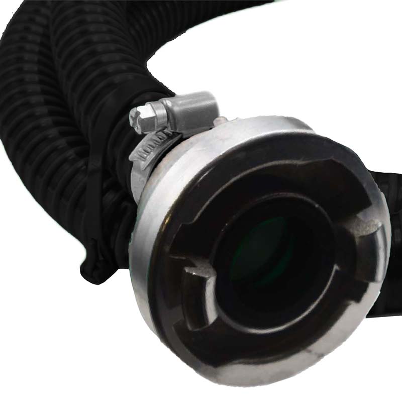 STORZ D DN25 KA31 - 25 mm 1" PVC Saug Ansaug Pumpen Spiral Schlauch PN 5 bar schwarz - 5 m Rolle