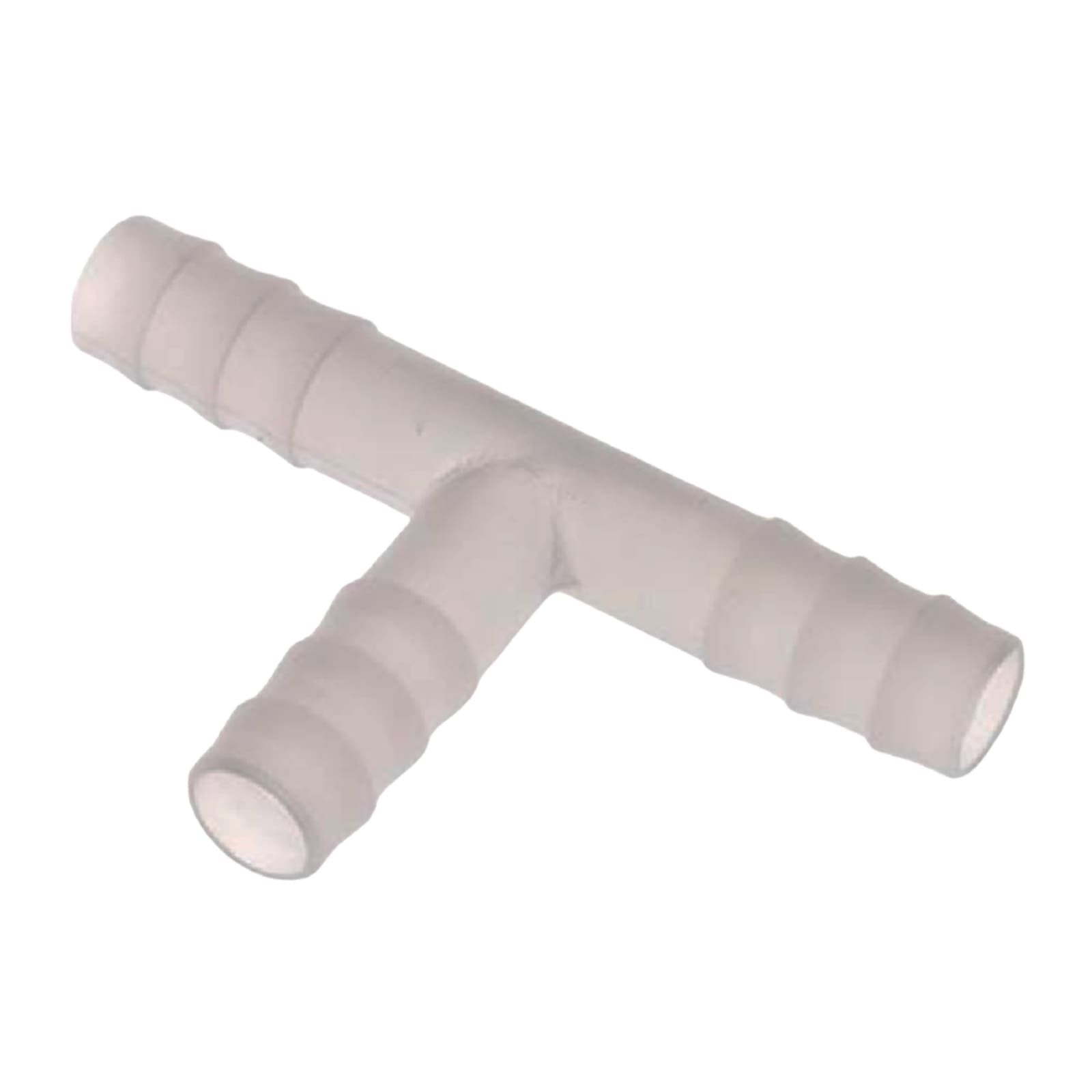 4 mm PVDF T-Stück Schlauch Verbinder Stutzen Tülle Fitting FDA Lebensmittel weiss PN 10 bar