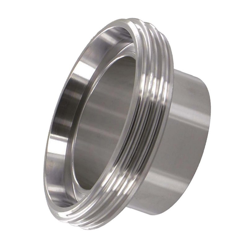DN 20 Milchrohr Verschraubung DIN 11851 VT Vaterteil Stutzen Außengewinde Anschweißende ID x AD 20 x 24 mm - PN 25 bar