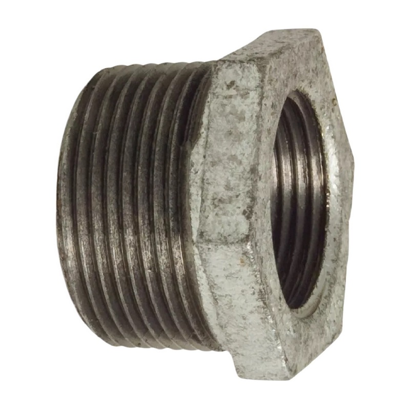 4" x 3" Gusseisen Temperguss Reduzierstück Nr. 241 Außen x Innengewinde AG x IG DVGW PN 25 bar