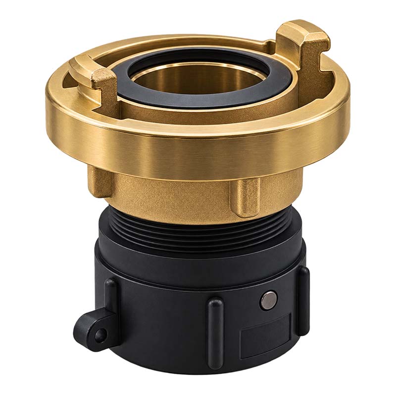S60 x 6 IBC Adapter auf STORZ C DN 52 KA 66 Messing Übergangsstück Pumpenanschluß