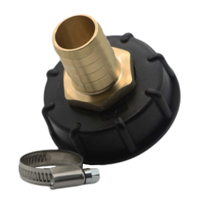 S60 x 6 IBC Adapter auf MS-Tülle 1"Zoll 25 mm Container Tank Zubehör