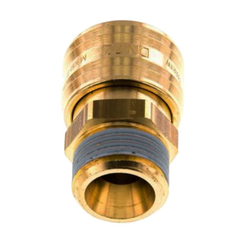1/4 " Druckluft Kupplung Dose Schnell Messing NW 7,2 mit Innengewinde AG - PN 35 bar
