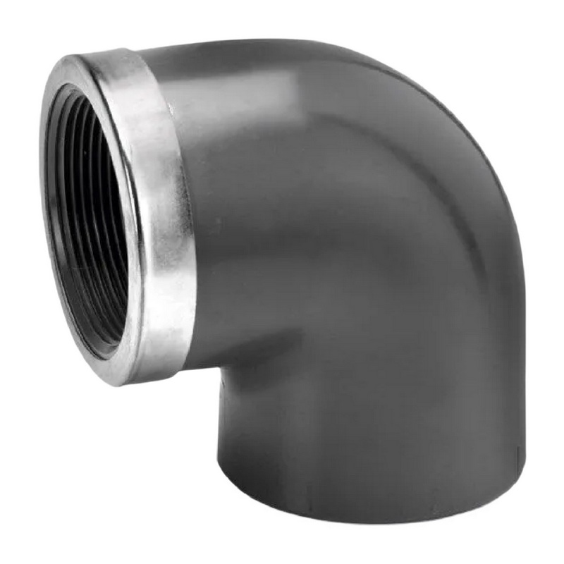 20 mm VDL PVC Klebe Fitting Winkel 90° Innengewinde IG 20 mm x 1/2" - PN 16 bar