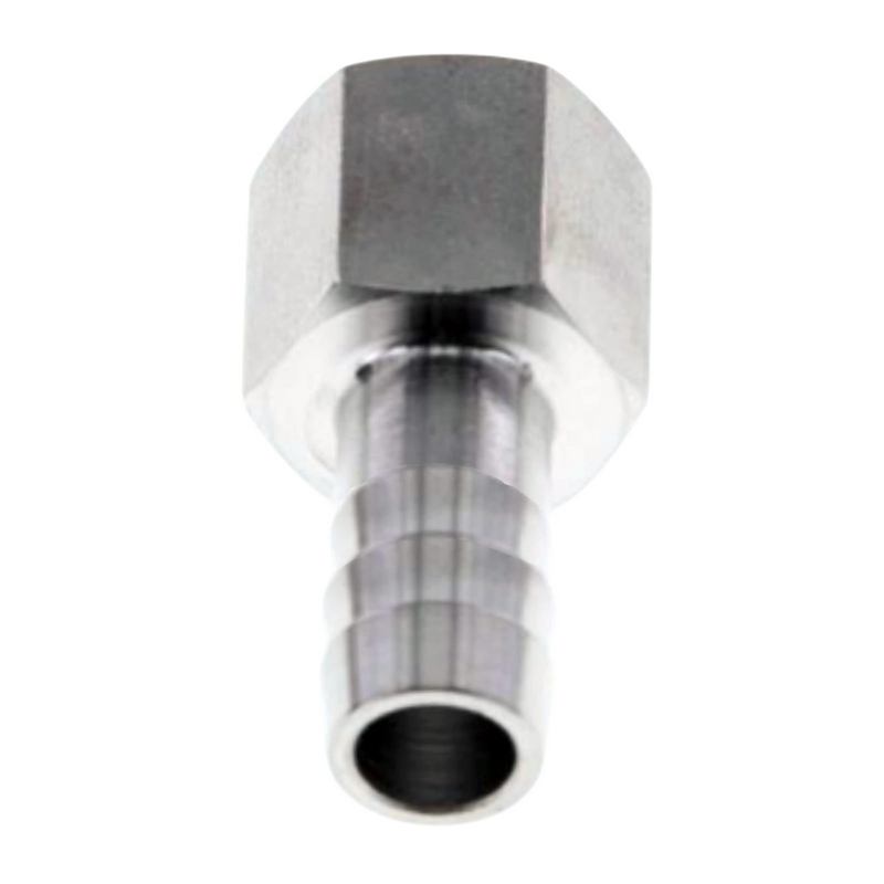 3/8" x 13 mm Schlauch Tülle Stutzen Innengewinde IG Nippel Edelstahl AISI 316 VA Fitting - PN 20 bar