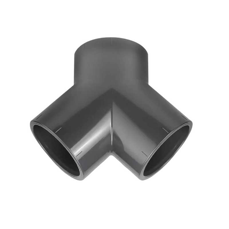 75 mm VDL PVC Klebe Fitting Y-Stück 45° Winkel Muffe Verbinder - PN 10 bar