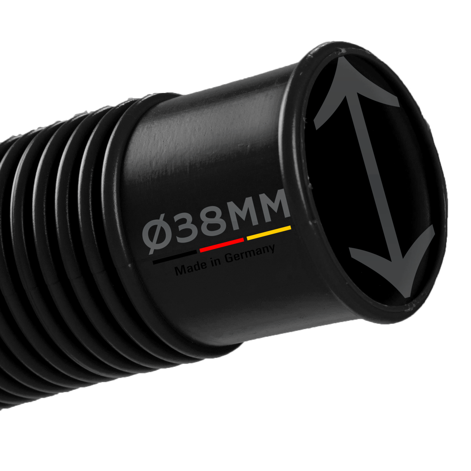 38mm - schwarz