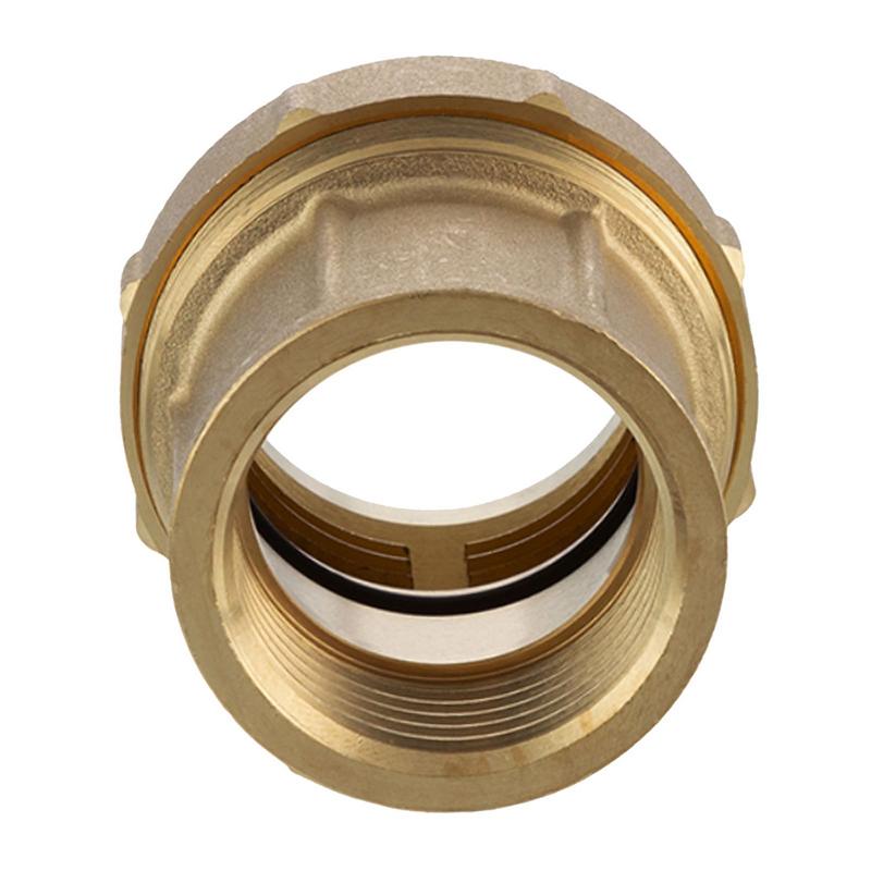 32 mm x 1" PE Fitting Klemm Verbinder Messing Verschraubung Muffe Kupplung x IG DVGW - PN 16 bar