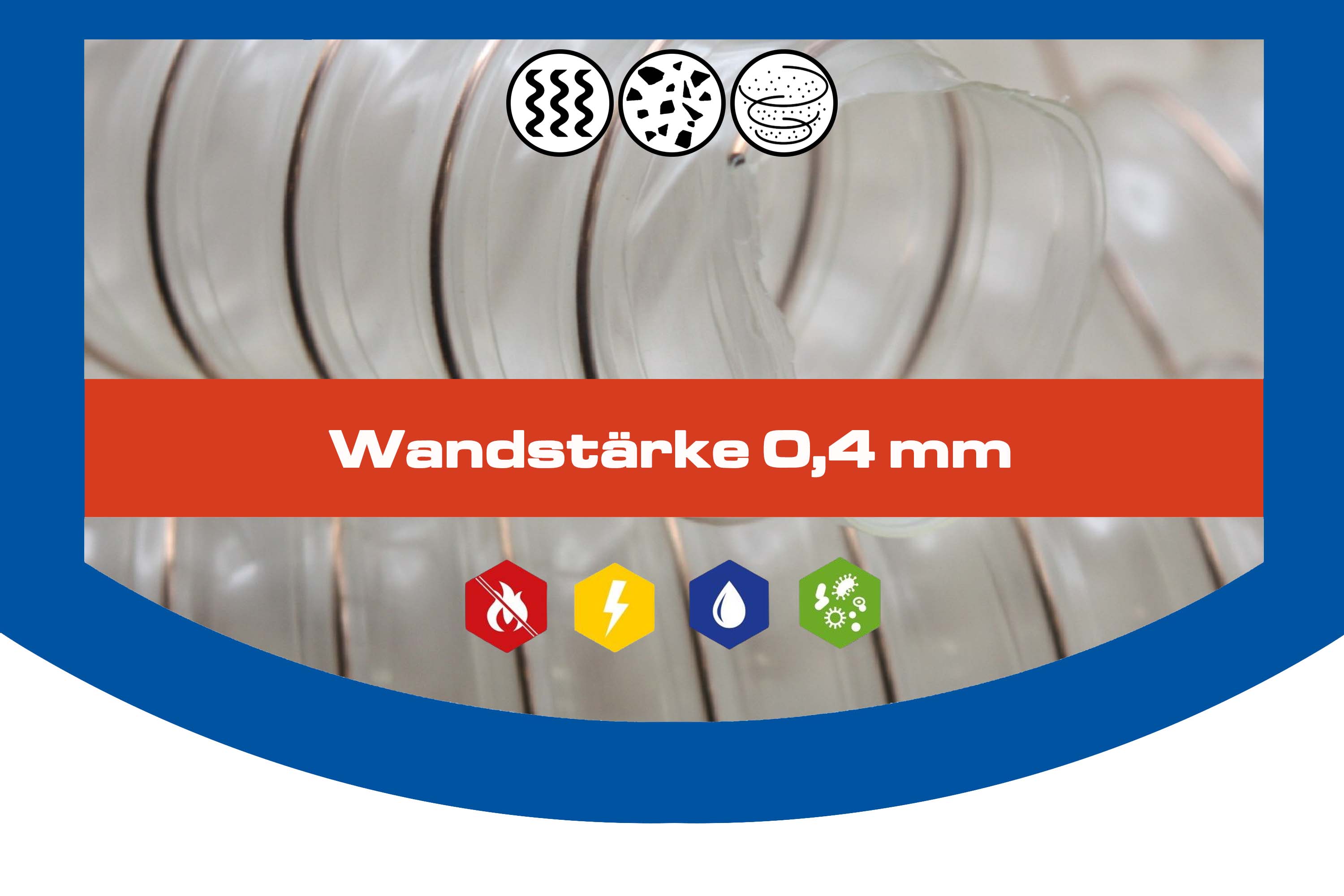 Wandstärke 0,4 mm