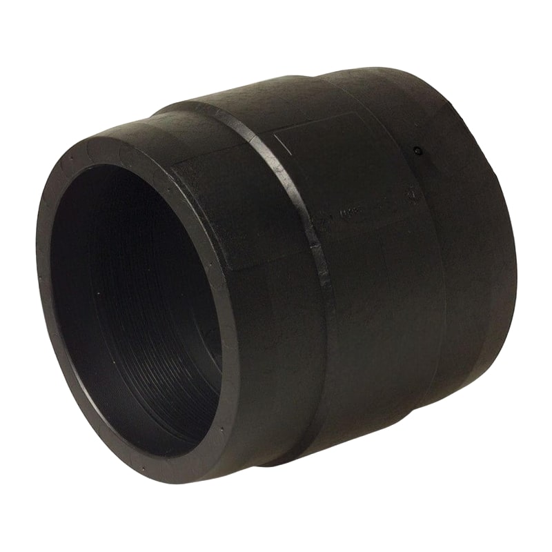 63 mm PE 100 Elektro Schweiß Fitting Muffe SDR 11 DVGW 24 VAC schwarz