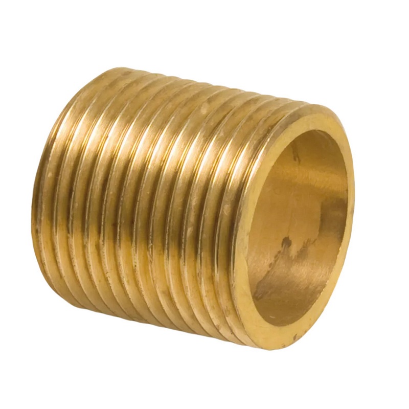 1/2" Gewindenippel Nr. 531 Außengewinde AG Messing Fittings PN 40 bar - Länge: 30 mm