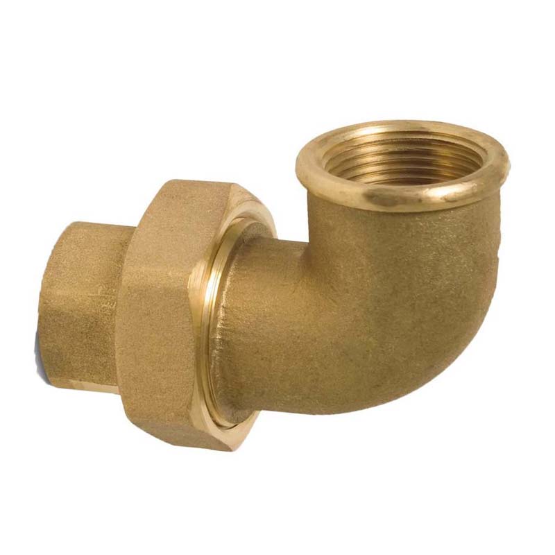 2" Winkelverschraubung 90° Nr. 96 Innen x Innengewinde IG Messing Fittings PN 40 bar
