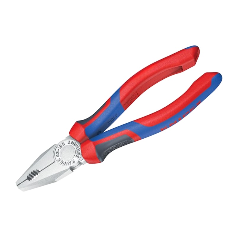200 mm Kombi Universal Zange verchromt 3K Griffe Knipex