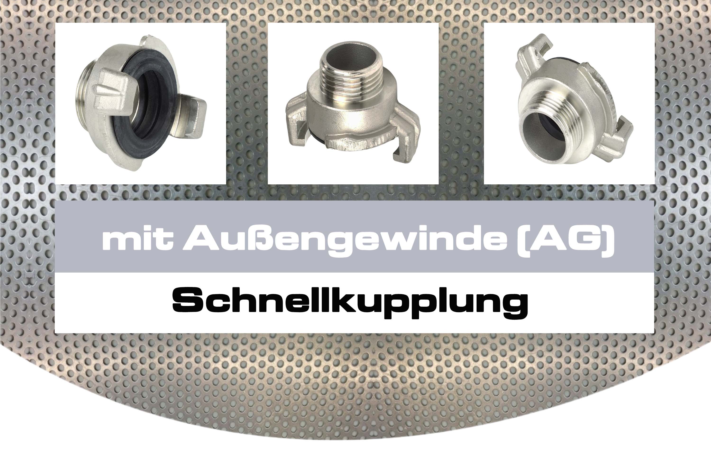 mit Außengewinde (AG)