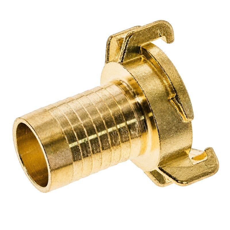 5/8" - 16 mm GEKA plus Schnell Kupplung Schlauch Tülle Stutzen Messing KTW-A DVGW - PN 40 bar