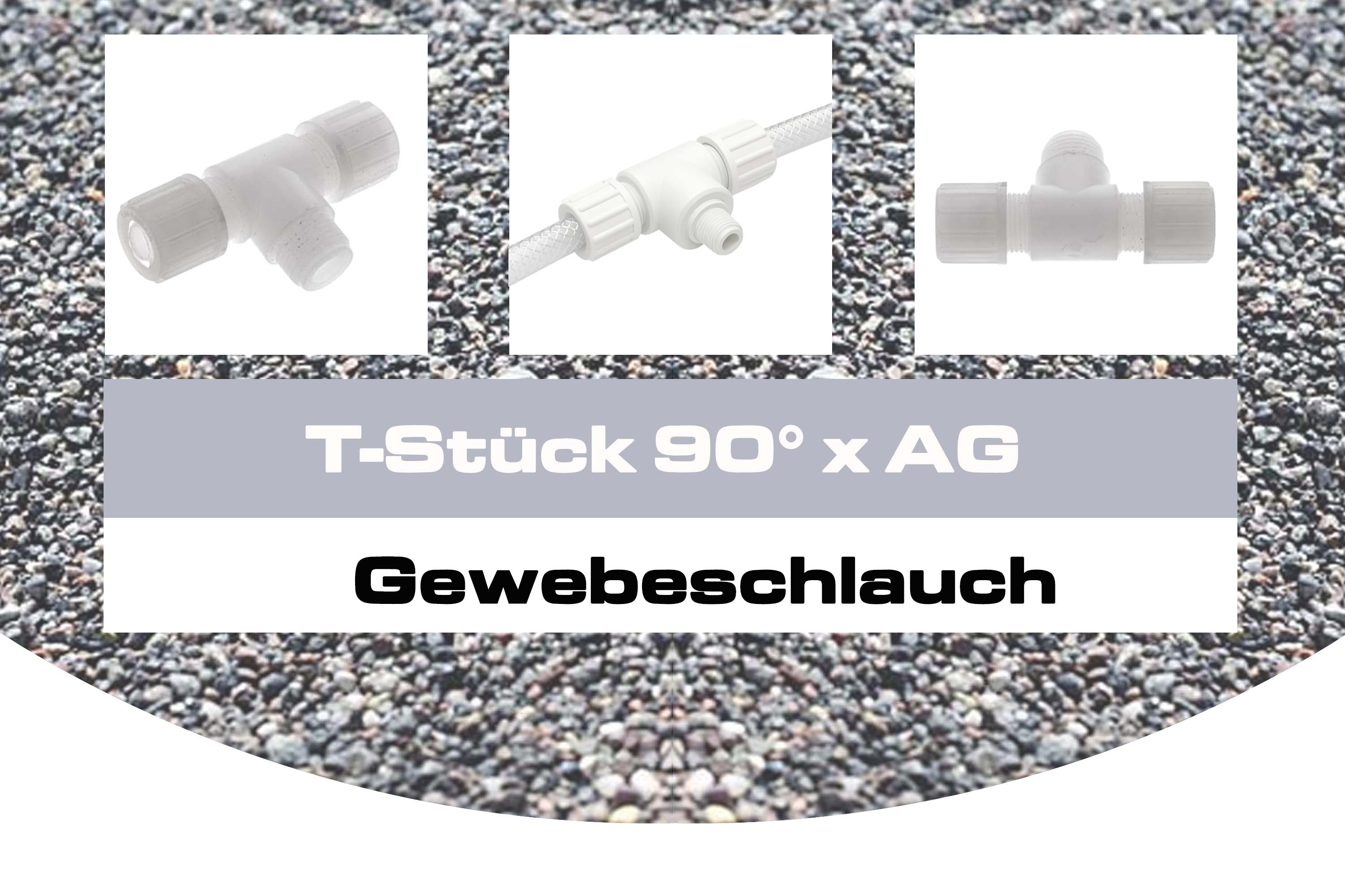 T-Stück 90° x AG