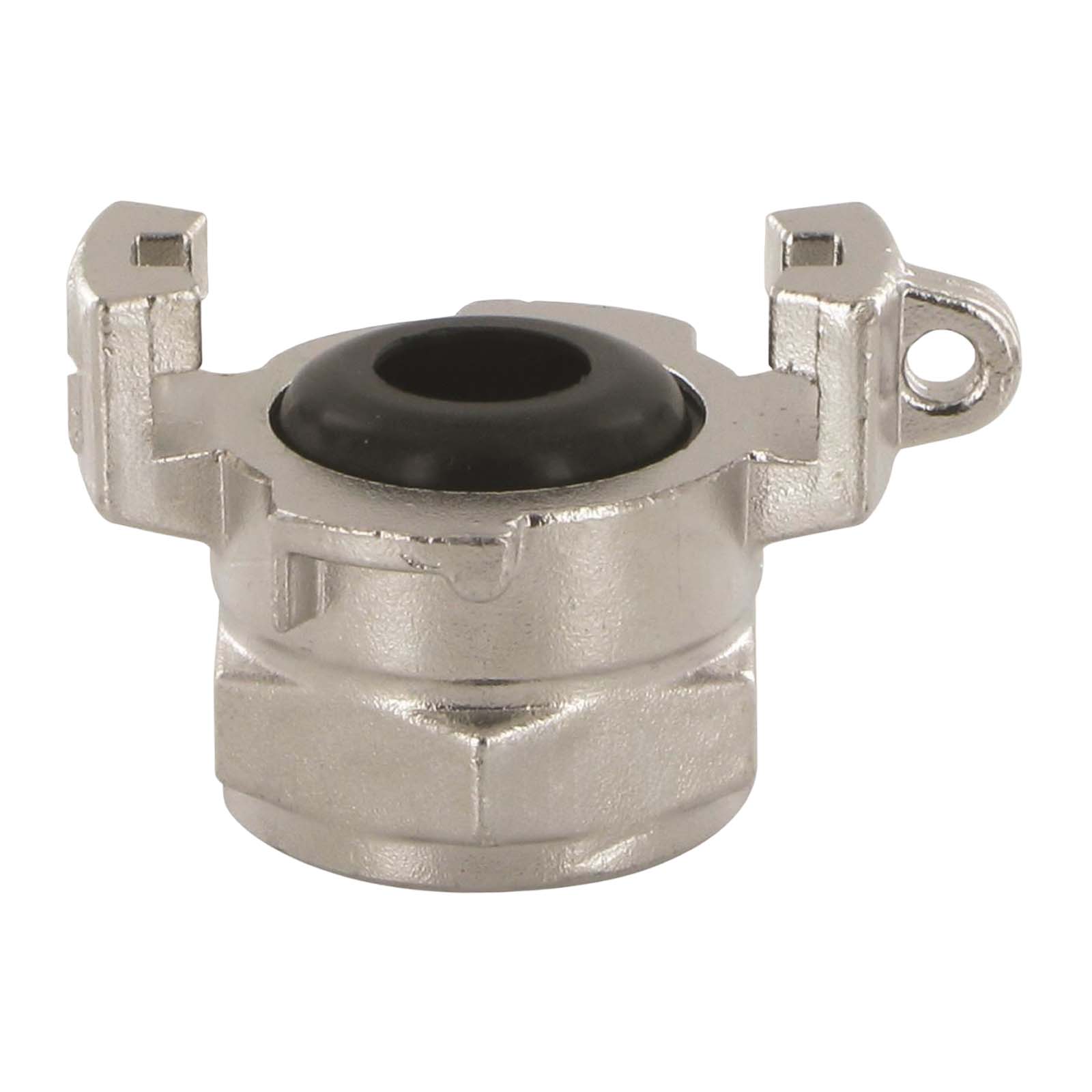 1" Pressluft Klauen Kupplung Express Edelstahl AISI 316 Abstand 41 mm BSPP Innengewinde IG - PN 10 bar