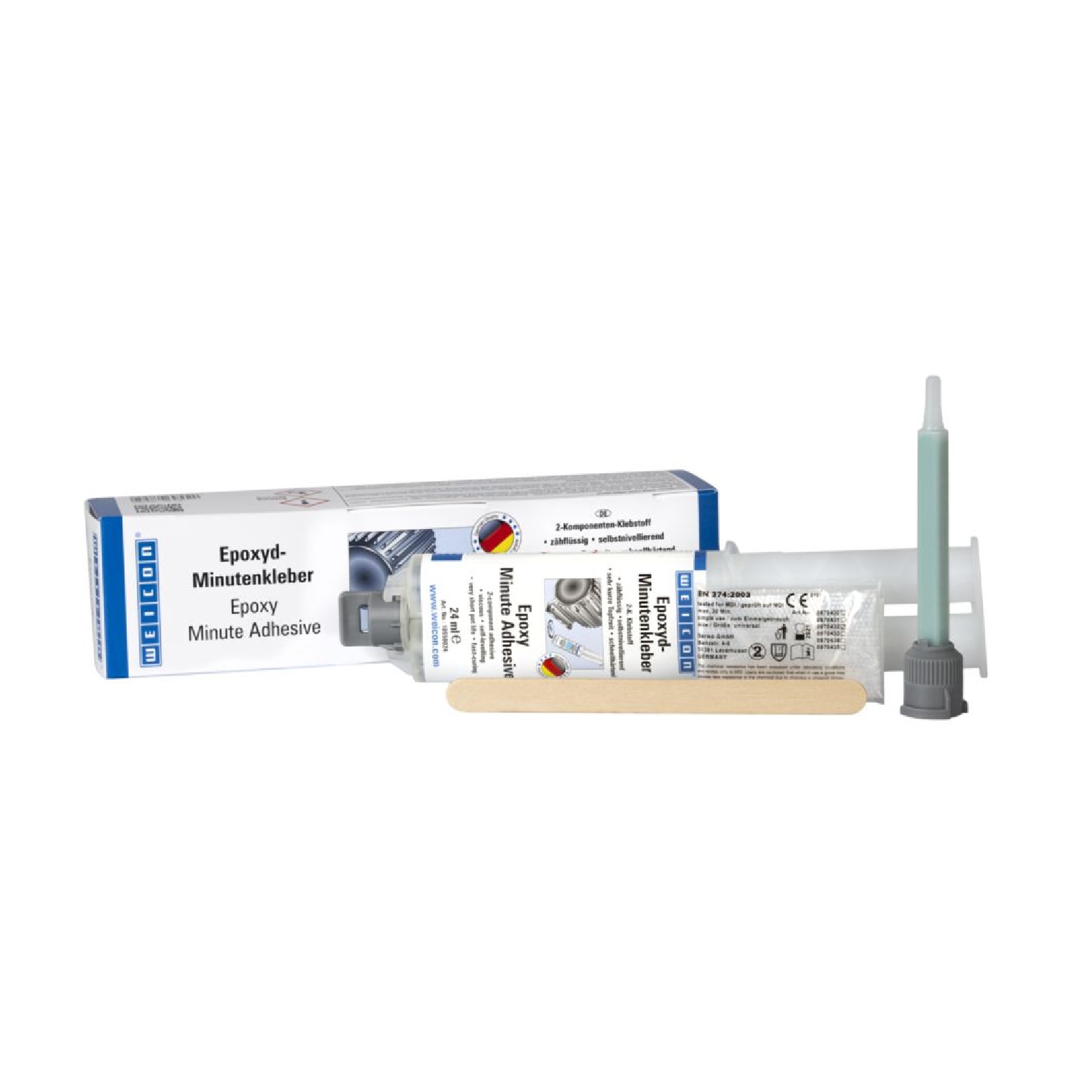 Epoxyd Minuten Kleber Reparatur Harz SET 24 ml - transparent