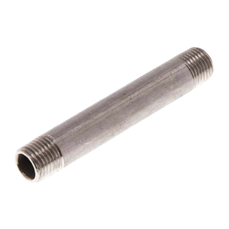 1/4 " Rohrnippel Edelstahl (1.4571) Nr. 23 - 60 mm Länge Außen x Außengewinde AG Fittings - PN 20 bar