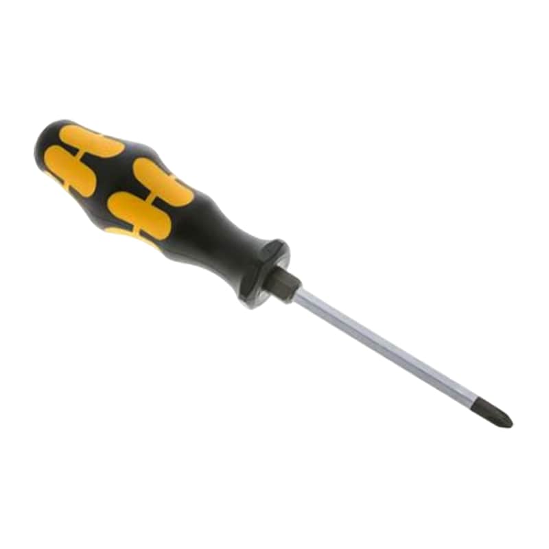 PZ 2 x 100 mm Pozidriv Kreuz Schlitz Schrauben Meißel Dreher Zieher - Wera  Kraftform Plus 900