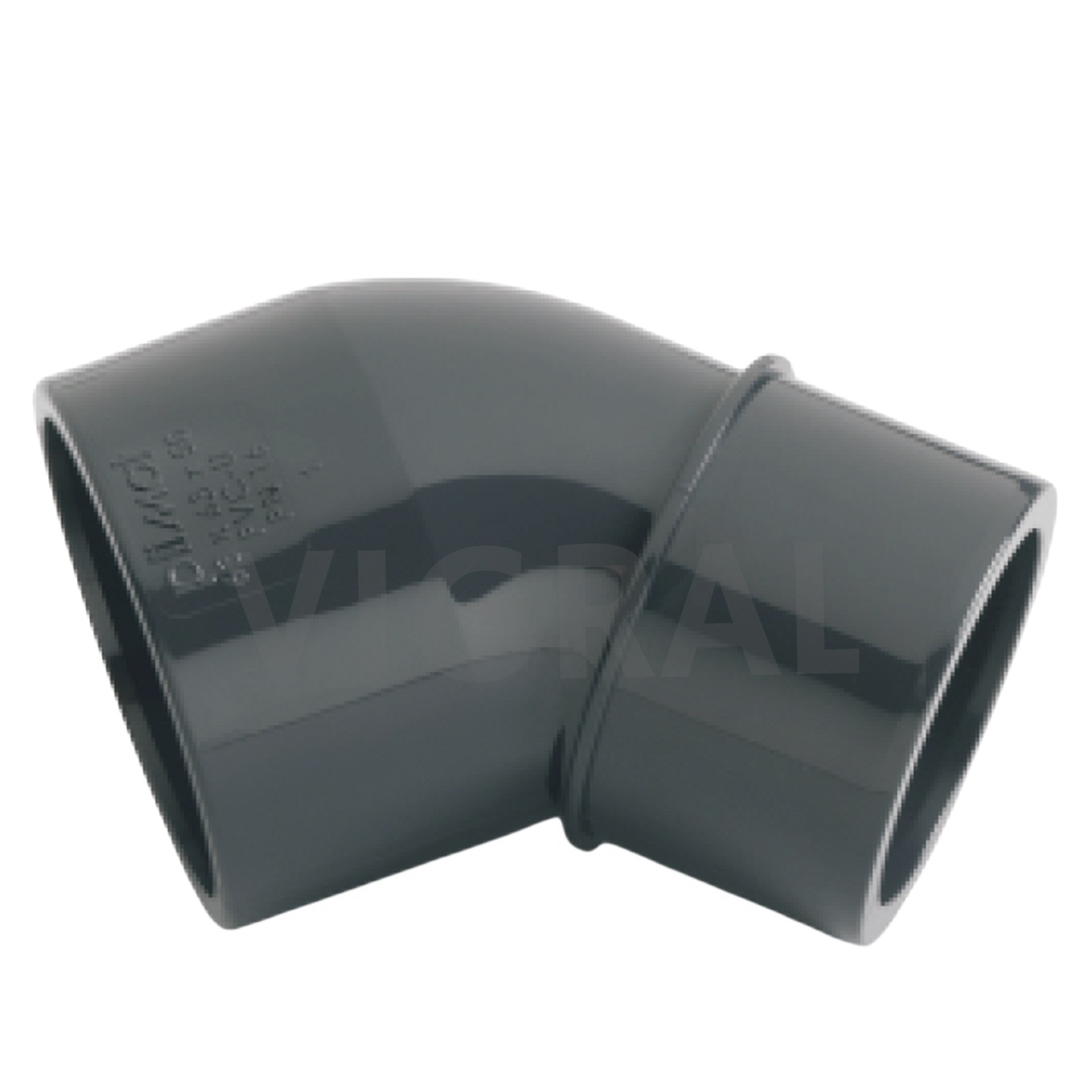 40 mm PVC Klebe Fitting Winkel 45° reduziert 40 x 40/32 mm Muffe Verbinder - PN 10 bar