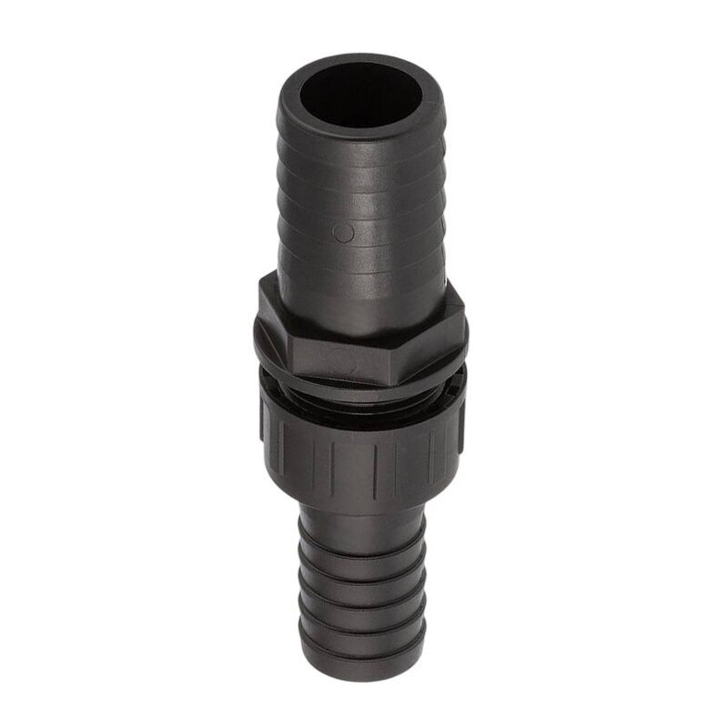 32 x 25 mm Schlauch Verschraubung reduziert 2-fach Stutzen Tülle Pool Teich Garten PP schwarz - PN 6 bar