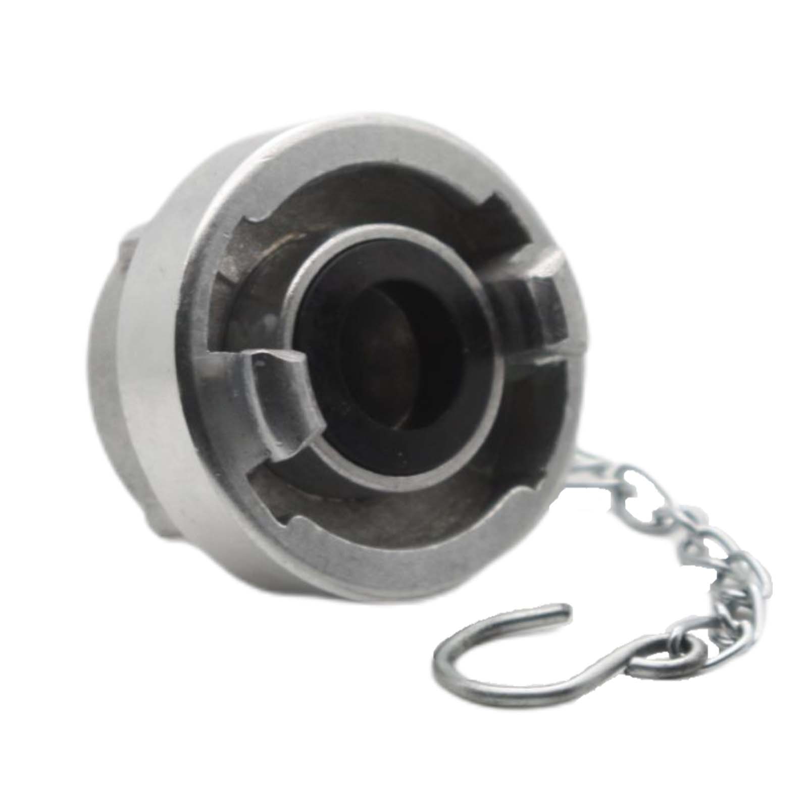 STORZ D DN25 KA31 Blindkupplung mit Kette Saug Bau Feuerwehr Schlauch Aluminium - PN 16 bar