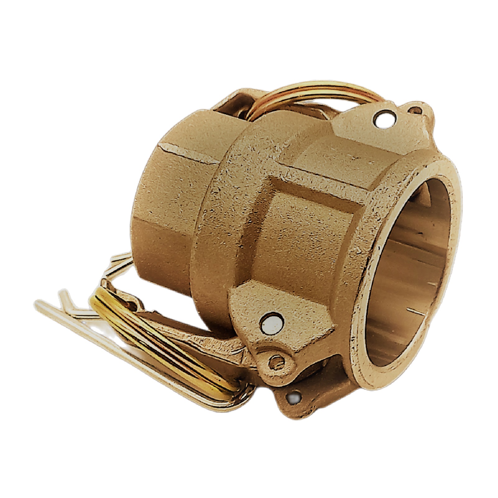 Kamlock Typ D - Mutterteil Messing MS mit Innengewinde (IG) für Stecker 32,1 mm - 3/4" Zoll DN19 DN20 - PN 17 bar