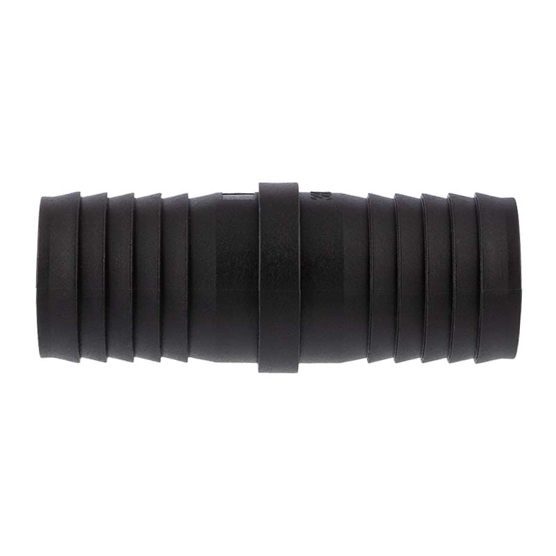 20 mm Schlauch Verbinder 2-fach Stutzen Tülle Pool Teich Garten PP schwarz - PN 6 bar