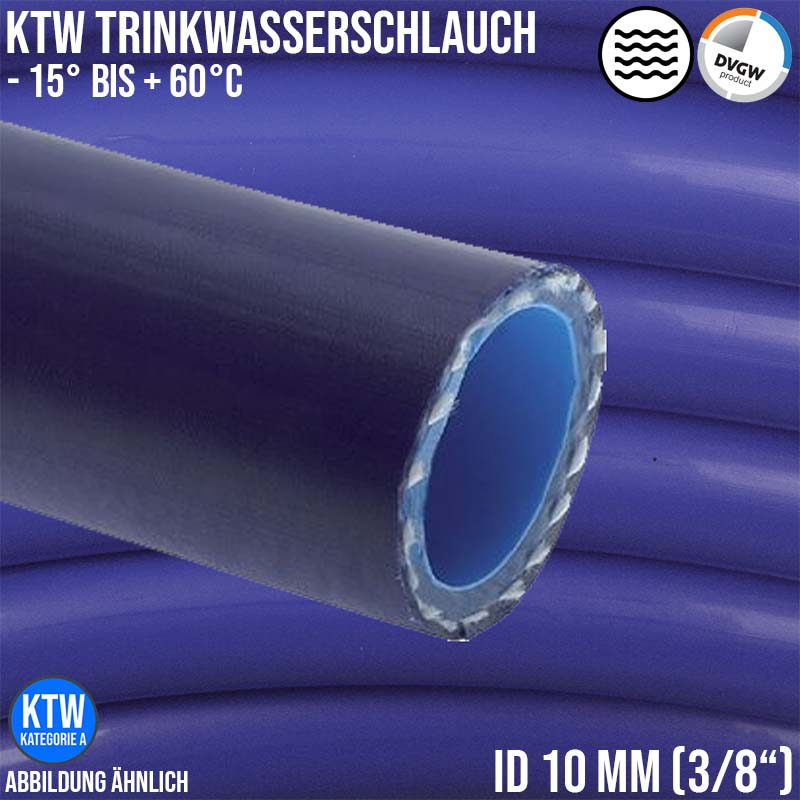 Trinkwasserschläuche nach KTW-BWGL & DVGW-W270 finden Sie in unserem Shop...