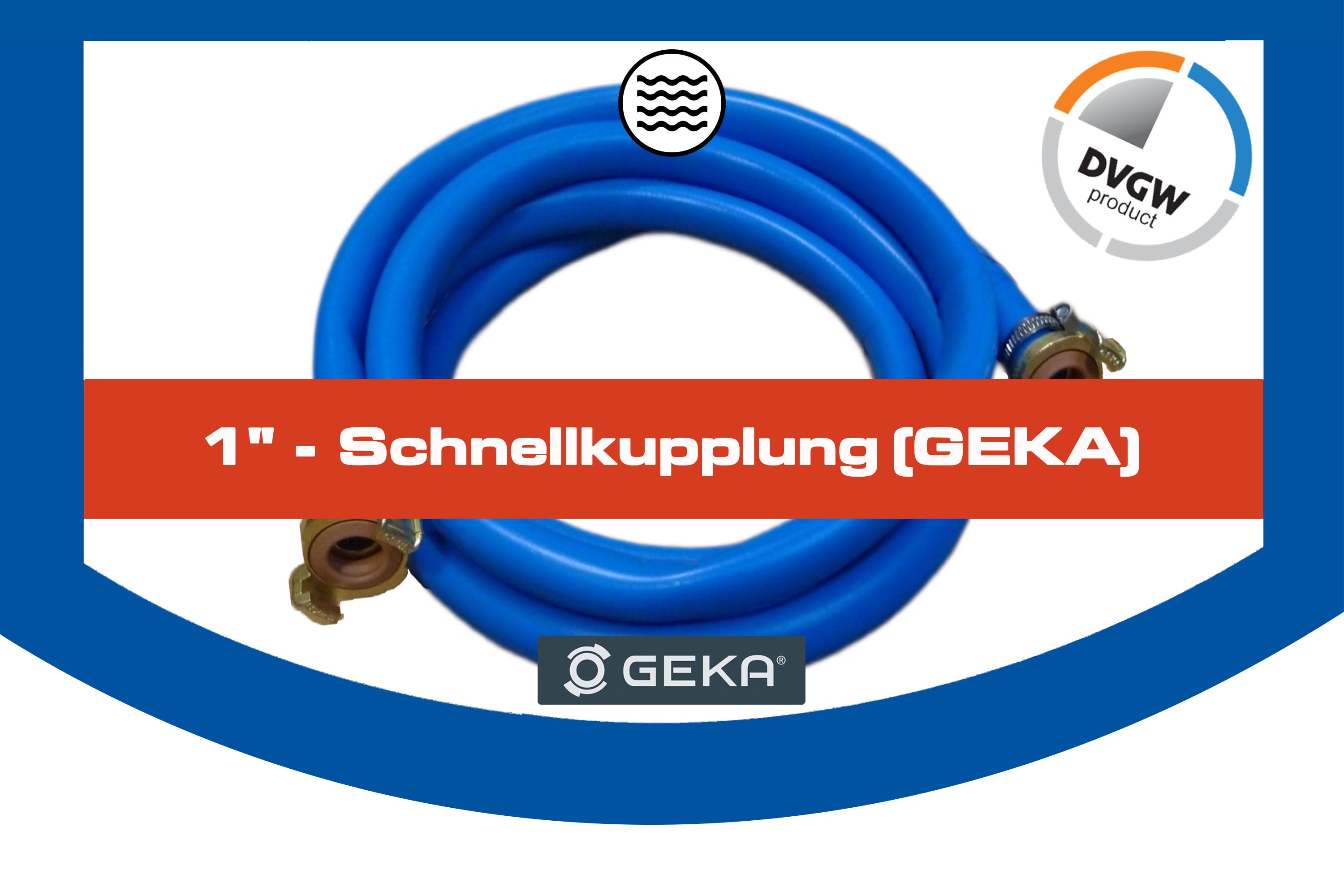 1" - Schnellkupplung (GEKA)