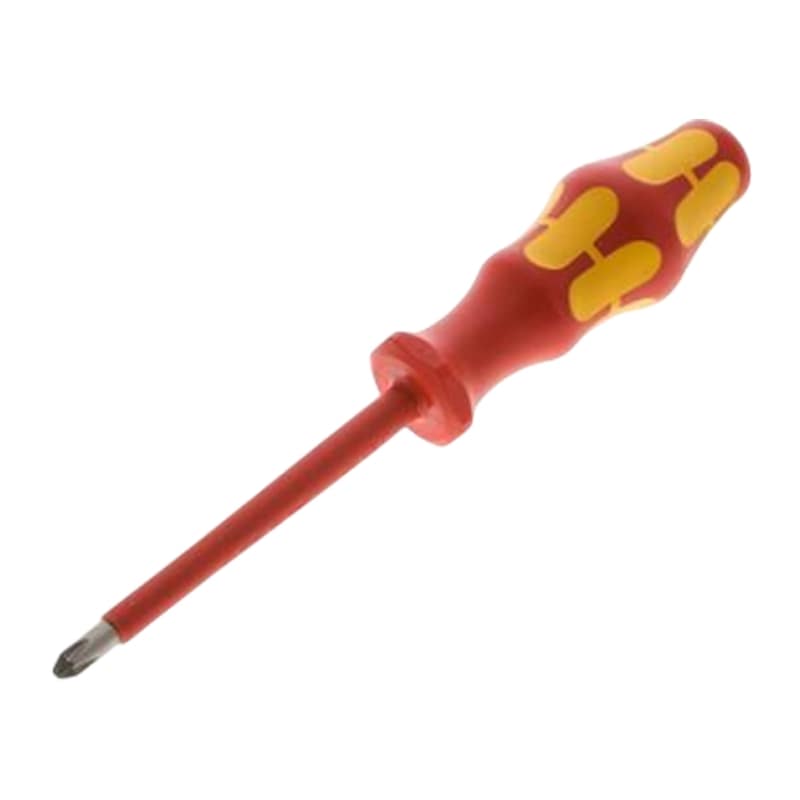 PH 1 x 80 mm VDE Phillips Kreuz Schlitz Schrauben Dreher Zieher - Wera Kraftform Plus 300