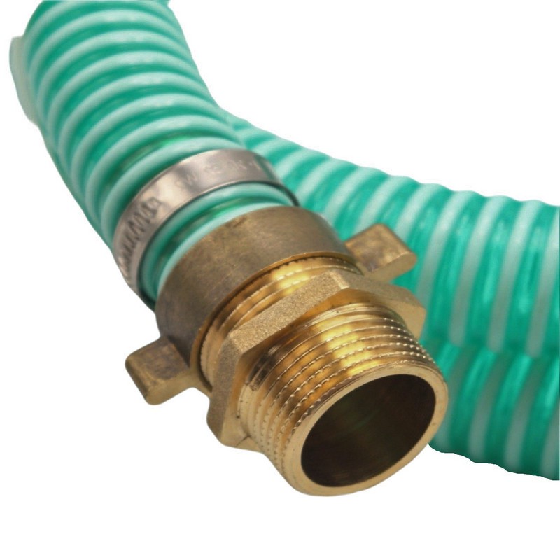 25 mm 1" Zoll Ansaug Saug Schlauch Pumpen Garnitur schwimmende Entnahme grün - 25 m