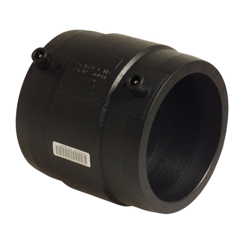 110 mm PE 100 Elektro Schweiß Fitting Muffe SDR 11 DVGW 24 VAC schwarz
