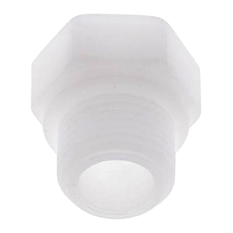 3/4" x 3/8" PP Gewinde Fitting FDA Reduzier Nippel Außen x Innengewinde Verbinder beige - PN 10 bar