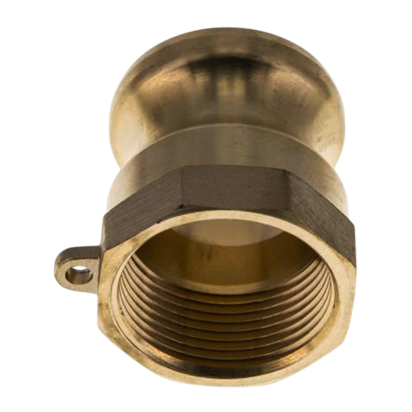 Kamlock Typ A - Vaterteil Messing - 24,3 mm Stecker mit Innengewinde (IG) 1/2" Zoll DN 15 - PN 17 bar