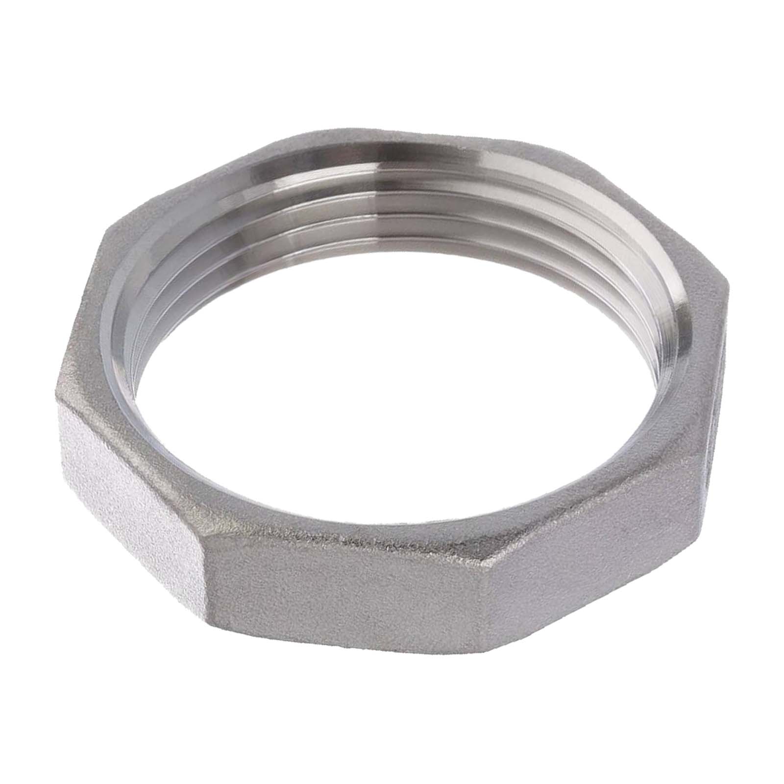 2" Edelstahl Fitting V4A AISI 316 Nr. 312 - Sechskant Mutter Innengewinde IG - PN 16 bar