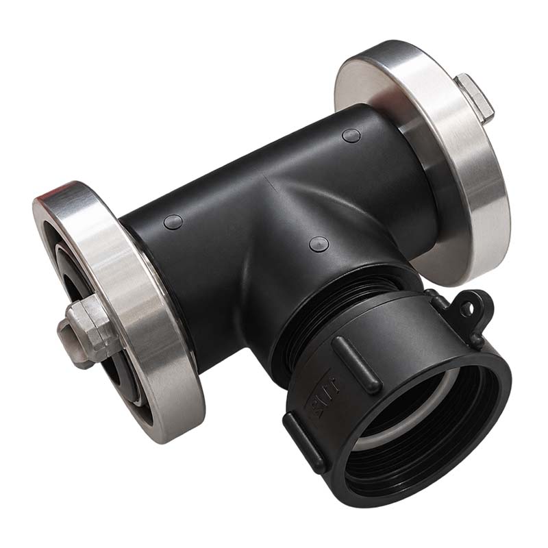 S60 x 6 IBC Adapter T-Stück auf 2-fach STORZ C DN 52 KA 66 Übergangsstück Pumpenanschluß
