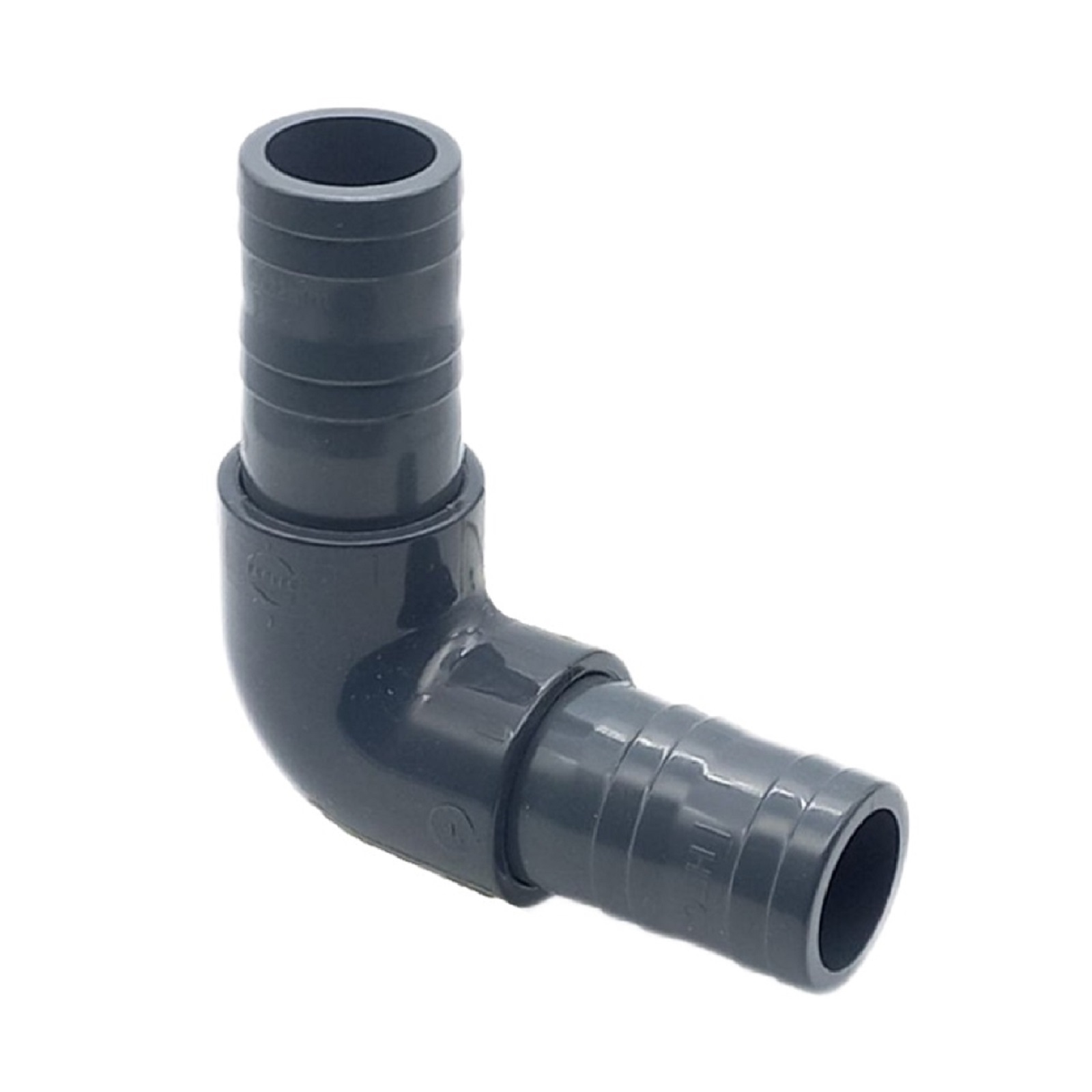 40 mm PVC PROFI Winkel 90° Schlauch Verbinder Stutzen Tülle Pool Teich Garten - PN 10 bar