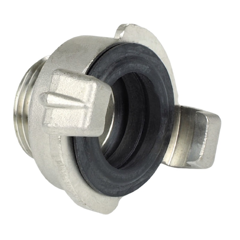 1" Edelstahl AISI 316 Schlauch Schnell Kupplung Außengewinde AG  (GEKA kompatibel) - PN 12 bar