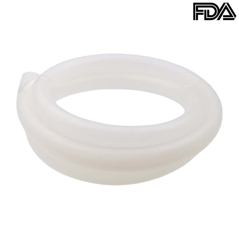 25 x 35 mm Silikon Silicon Milch Schlauch transparent lebensmittelecht FDA 0,28 bar