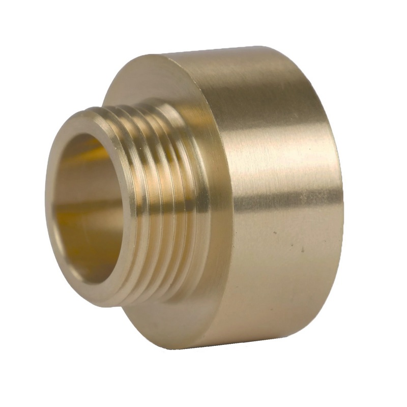 3/8" x 1/4" Muffen Nippel Nr. 246 Innen x Außengewinde IG x AG Messing Fittings PN 30 bar