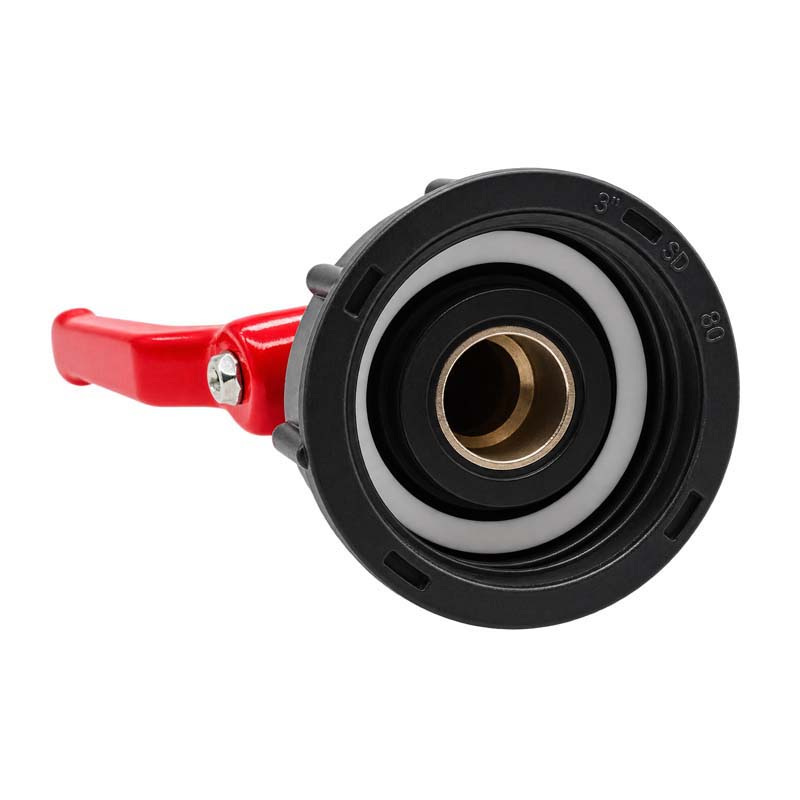 S60 x 6 IBC 1" Auslauf Hahn Ventil PROFI Messing Schnellkupplung (GEKA kompatibel) Container Tank Zubehör
