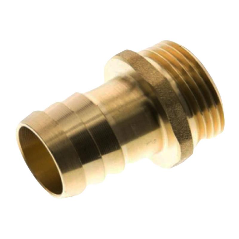 100 mm x 4" Zoll Schlauch Tülle Stutzen Außengewinde AG Nippel Messing Fittings - PN 30 bar